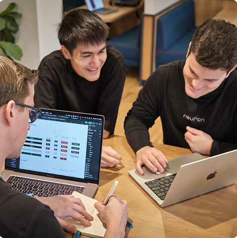 Photo of Neuron team collaborating