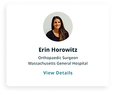 UI element with a physician profile card