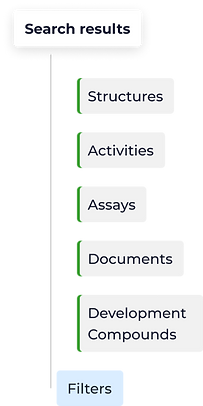 Excelra GOSTAR UX UI Design Search Results After