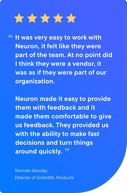 Excelra GOSTAR UX UI design testimonial