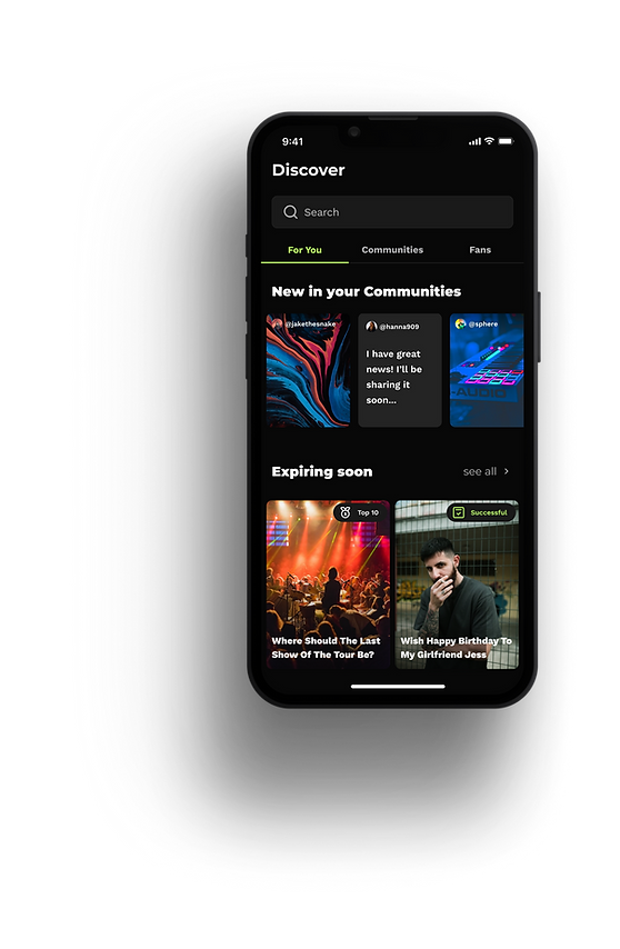 Geojam UX UI Design - For You Page