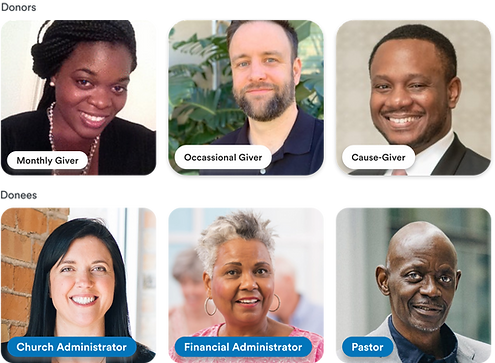 Givelify user personas