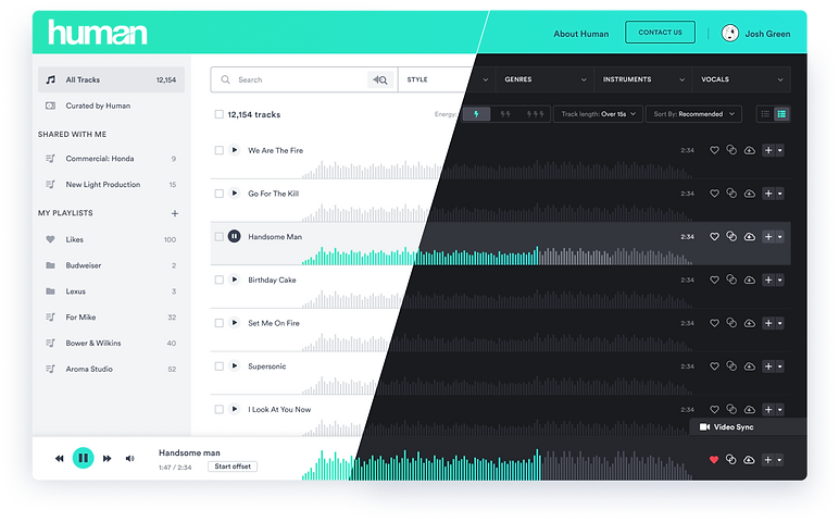 Human UX UI Design Web Mockup