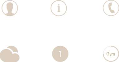 Icons used in Urbane are rounded and modern.