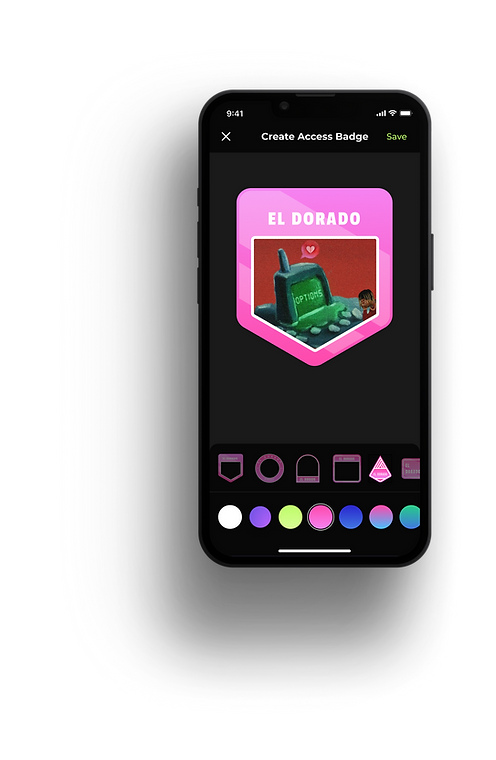 UX UI Create Access Badge