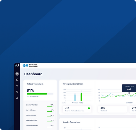 UX UI Design Case Study iQuartic web app mockup