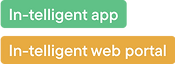 In-telligent app and web portal label