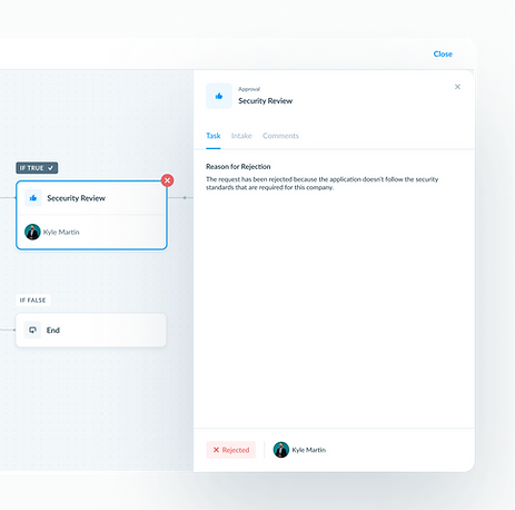 Vendr UX UI Design Individual Request Side Panel