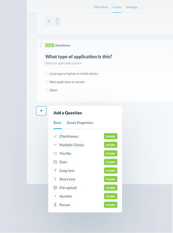 Vendr UX UI Design Intake Form Add A Question