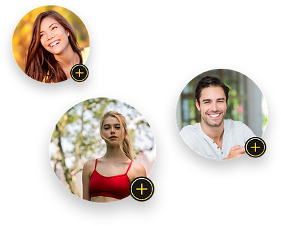 Fitness enthusiasts profiles for the VYTL Fitness mobile app